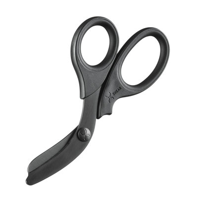 XSHEAR Heavy duty trauma shears, black handels, black titanium coated blades